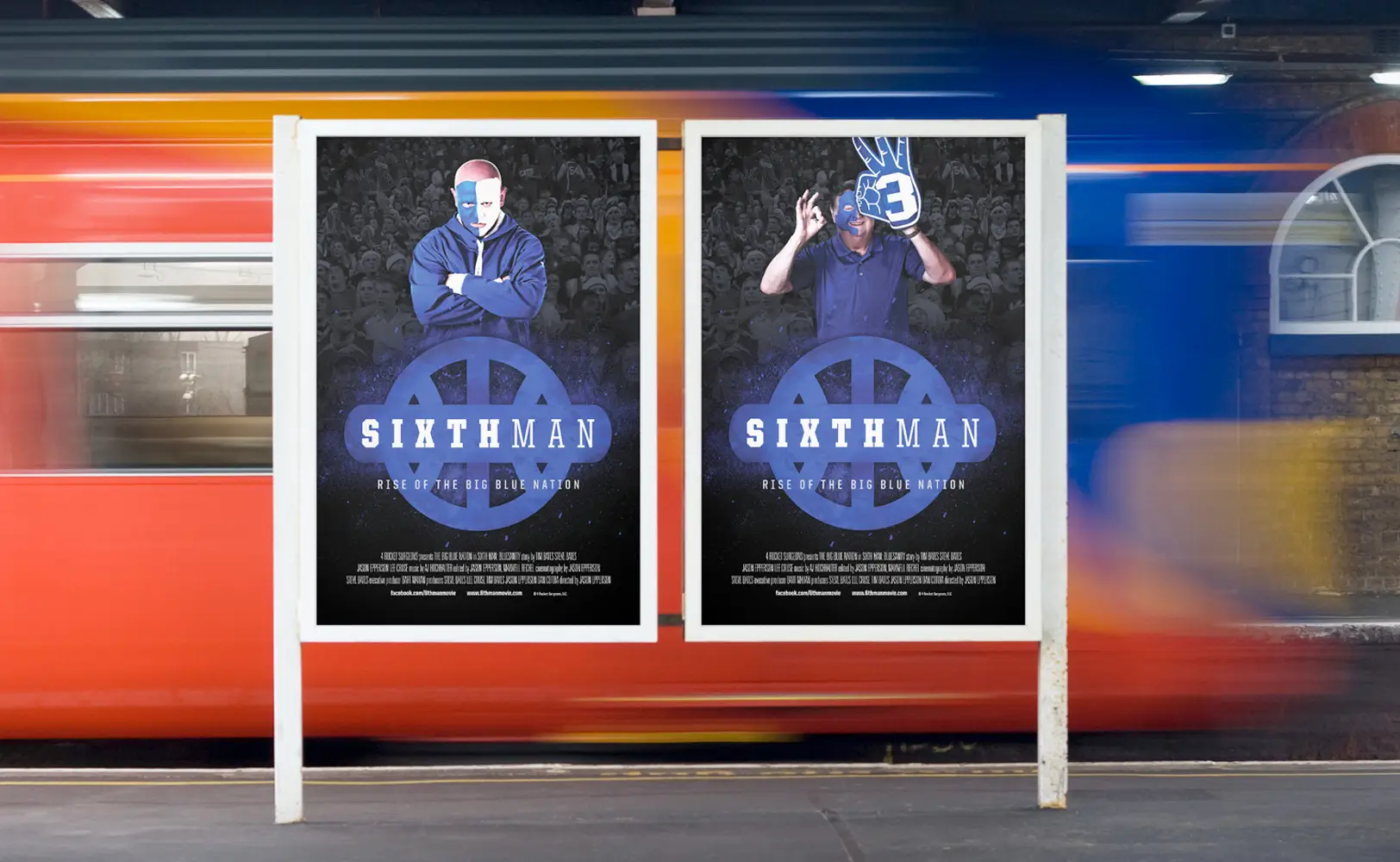 Sports design of The Sixth Man documentary film poster