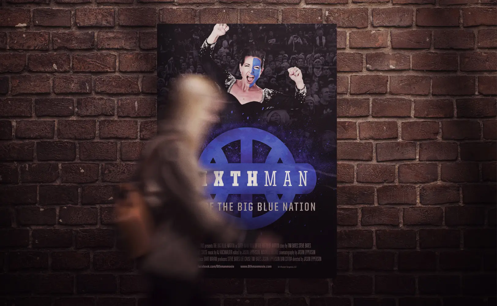 Sports design of The Sixth Man documentary Miss Kentucky film poster
