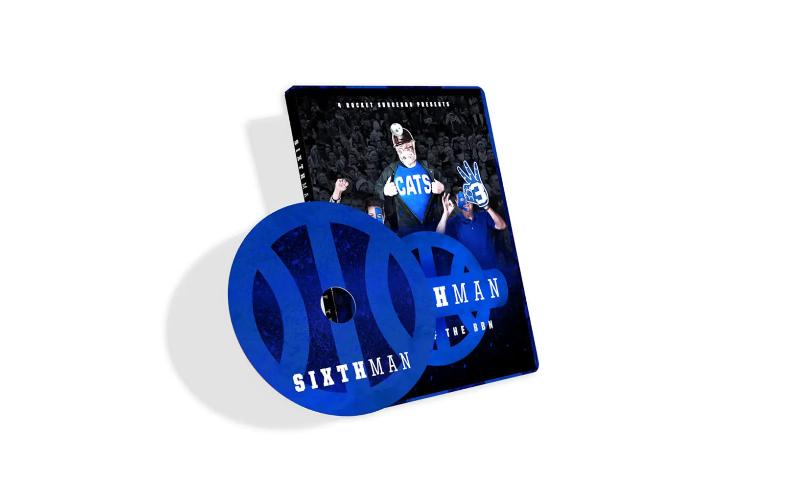 DVD cover package design for The Sixth Man documentary